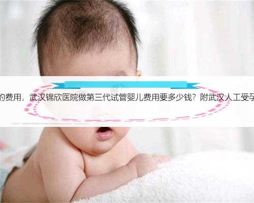 武汉代孕做的费用，武汉锦欣医院做第三代试管婴儿费用要多少钱？附武汉人工